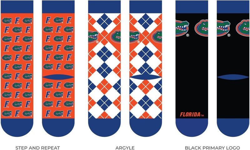 Strideline Store جوارب رسمية للرجال من NCAA - مجموعة تنفيذية 3 قطع - مقاس واحد يناسب معظم الأشخاص - Image 3